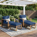 Unnifurnzi Outdoor Swivel Rocker Patio Chairs Set of 2-All Weather Wicker Swivel Patio Chairs Outdoor Chairs for Deck Porch Poolside Balcony