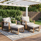 Unnifurnzi Outdoor Swivel Rocker Patio Chairs Set of 2-All Weather Wicker Swivel Patio Chairs Outdoor Chairs for Deck Porch Poolside Balcony