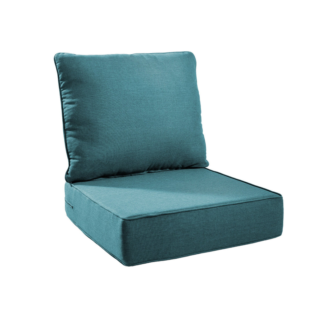 Unnifurnzi Outdoor Chair Cushions-24 x 24 x 6 Inch Patio Furniture Cushions with Water Resistant & Removable Cover Patio Cushions for Outdoor Furniture Chair Sofa Couch
