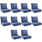 Unnifurnzi Outdoor Chair Cushions-24 x 24 x 6 Inch Patio Furniture Cushions with Water Resistant & Removable Cover Patio Cushions for Outdoor Furniture Chair Sofa Couch