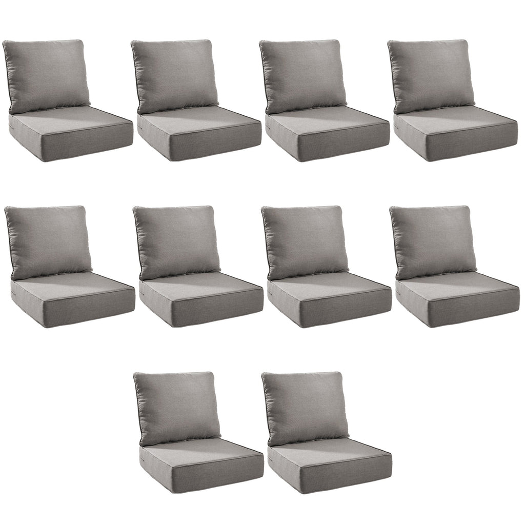 Unnifurnzi Outdoor Chair Cushions-24 x 24 x 6 Inch Patio Furniture Cushions with Water Resistant & Removable Cover Patio Cushions for Outdoor Furniture Chair Sofa Couch