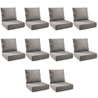 Unnifurnzi Outdoor Chair Cushions-24 x 24 x 6 Inch Patio Furniture Cushions with Water Resistant & Removable Cover Patio Cushions for Outdoor Furniture Chair Sofa Couch