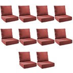 Unnifurnzi Outdoor Chair Cushions-24 x 24 x 6 Inch Patio Furniture Cushions with Water Resistant & Removable Cover Patio Cushions for Outdoor Furniture Chair Sofa Couch