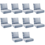 Unnifurnzi Outdoor Chair Cushions-24 x 24 x 6 Inch Patio Furniture Cushions with Water Resistant & Removable Cover Patio Cushions for Outdoor Furniture Chair Sofa Couch