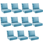 Unnifurnzi Outdoor Chair Cushions-24 x 24 x 6 Inch Patio Furniture Cushions with Water Resistant & Removable Cover Patio Cushions for Outdoor Furniture Chair Sofa Couch