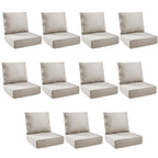 Unnifurnzi Outdoor Chair Cushions-24 x 24 x 6 Inch Patio Furniture Cushions with Water Resistant & Removable Cover Patio Cushions for Outdoor Furniture Chair Sofa Couch