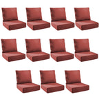 Unnifurnzi Outdoor Chair Cushions-24 x 24 x 6 Inch Patio Furniture Cushions with Water Resistant & Removable Cover Patio Cushions for Outdoor Furniture Chair Sofa Couch
