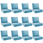 Unnifurnzi Outdoor Chair Cushions-24 x 24 x 6 Inch Patio Furniture Cushions with Water Resistant & Removable Cover Patio Cushions for Outdoor Furniture Chair Sofa Couch