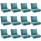 Unnifurnzi Outdoor Chair Cushions-24 x 24 x 6 Inch Patio Furniture Cushions with Water Resistant & Removable Cover Patio Cushions for Outdoor Furniture Chair Sofa Couch