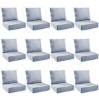 Unnifurnzi Outdoor Chair Cushions-24 x 24 x 6 Inch Patio Furniture Cushions with Water Resistant & Removable Cover Patio Cushions for Outdoor Furniture Chair Sofa Couch