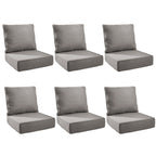 Unnifurnzi Outdoor Chair Cushions-24 x 24 x 6 Inch Patio Furniture Cushions with Water Resistant & Removable Cover Patio Cushions for Outdoor Furniture Chair Sofa Couch