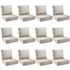 Unnifurnzi Outdoor Chair Cushions-24 x 24 x 6 Inch Patio Furniture Cushions with Water Resistant & Removable Cover Patio Cushions for Outdoor Furniture Chair Sofa Couch
