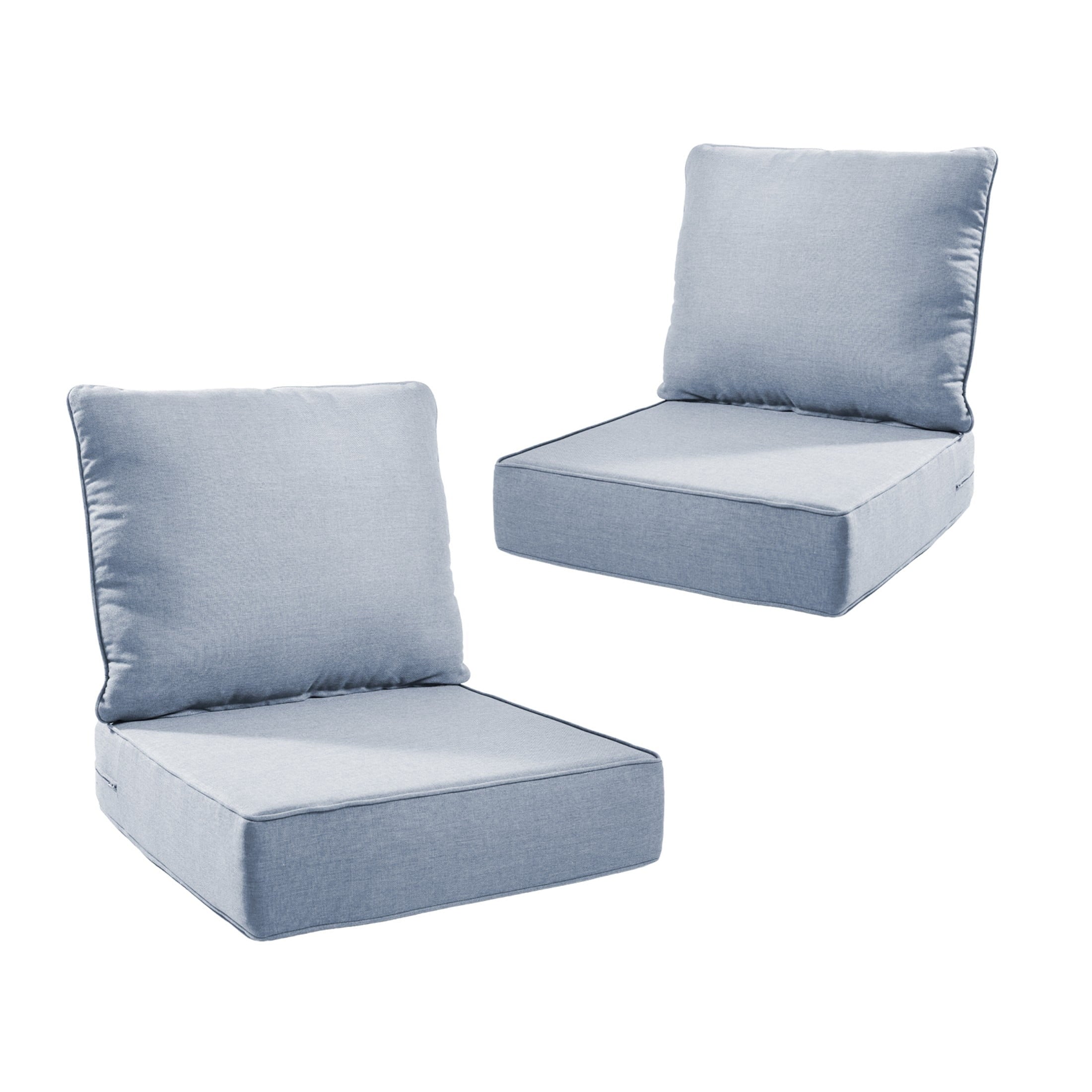 Unnifurnzi Outdoor Chair Cushions-24 x 24 x 6 Inch Patio Furniture Cushions with Water Resistant & Removable Cover Patio Cushions for Outdoor Furniture Chair Sofa Couch