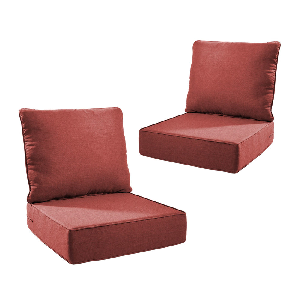 Unnifurnzi Outdoor Chair Cushions-24 x 24 x 6 Inch Patio Furniture Cushions with Water Resistant & Removable Cover Patio Cushions for Outdoor Furniture Chair Sofa Couch