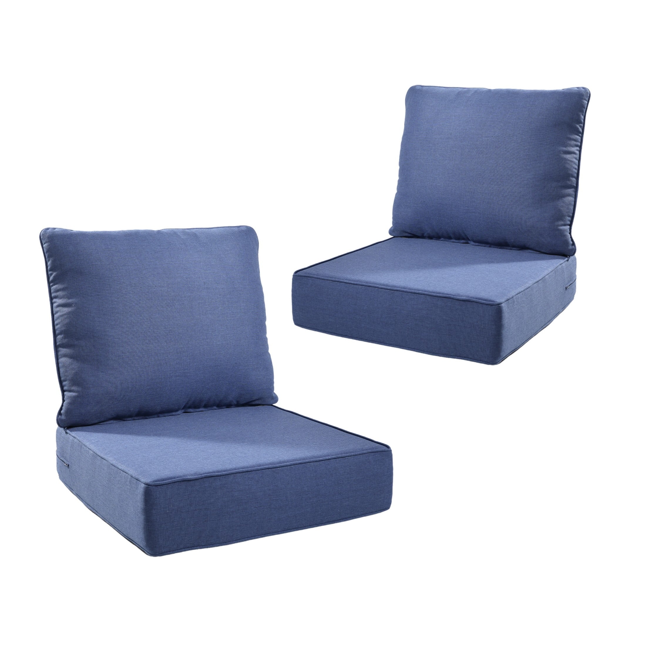 Unnifurnzi Outdoor Chair Cushions-24 x 24 x 6 Inch Patio Furniture Cushions with Water Resistant & Removable Cover Patio Cushions for Outdoor Furniture Chair Sofa Couch