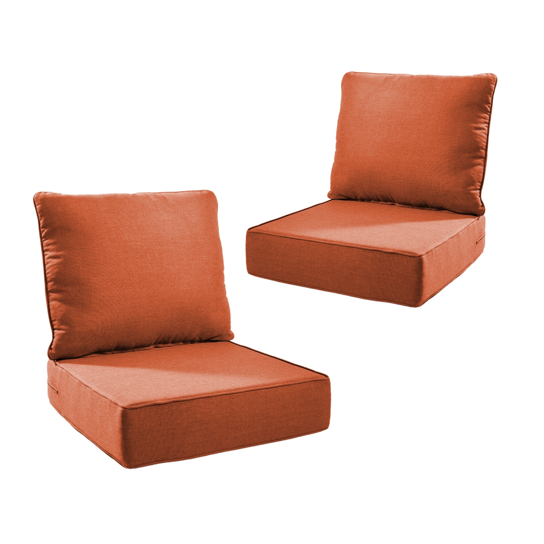 Unnifurnzi Outdoor Chair Cushions-24 x 24 x 6 Inch Patio Furniture Cushions with Water Resistant & Removable Cover Patio Cushions for Outdoor Furniture Chair Sofa Couch