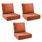 Unnifurnzi Outdoor Chair Cushions-24 x 24 x 6 Inch Patio Furniture Cushions with Water Resistant & Removable Cover Patio Cushions for Outdoor Furniture Chair Sofa Couch