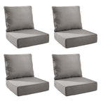 Unnifurnzi Outdoor Chair Cushions-24 x 24 x 6 Inch Patio Furniture Cushions with Water Resistant & Removable Cover Patio Cushions for Outdoor Furniture Chair Sofa Couch