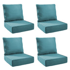 Unnifurnzi Outdoor Chair Cushions-24 x 24 x 6 Inch Patio Furniture Cushions with Water Resistant & Removable Cover Patio Cushions for Outdoor Furniture Chair Sofa Couch