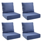 Unnifurnzi Outdoor Chair Cushions-24 x 24 x 6 Inch Patio Furniture Cushions with Water Resistant & Removable Cover Patio Cushions for Outdoor Furniture Chair Sofa Couch