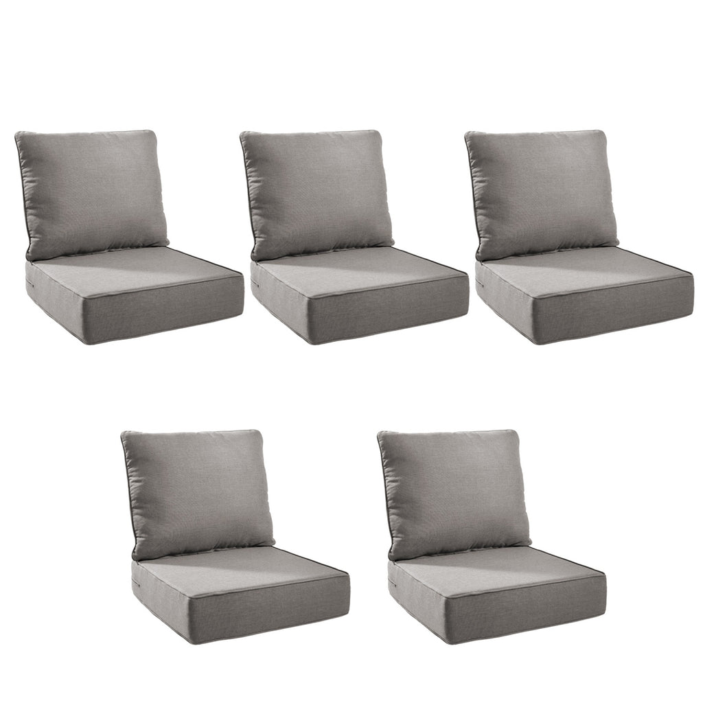 Unnifurnzi Outdoor Chair Cushions-24 x 24 x 6 Inch Patio Furniture Cushions with Water Resistant & Removable Cover Patio Cushions for Outdoor Furniture Chair Sofa Couch