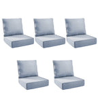 Unnifurnzi Outdoor Chair Cushions-24 x 24 x 6 Inch Patio Furniture Cushions with Water Resistant & Removable Cover Patio Cushions for Outdoor Furniture Chair Sofa Couch