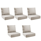 Unnifurnzi Outdoor Chair Cushions-24 x 24 x 6 Inch Patio Furniture Cushions with Water Resistant & Removable Cover Patio Cushions for Outdoor Furniture Chair Sofa Couch