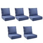 Unnifurnzi Outdoor Chair Cushions-24 x 24 x 6 Inch Patio Furniture Cushions with Water Resistant & Removable Cover Patio Cushions for Outdoor Furniture Chair Sofa Couch