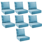 Unnifurnzi Outdoor Chair Cushions-24 x 24 x 6 Inch Patio Furniture Cushions with Water Resistant & Removable Cover Patio Cushions for Outdoor Furniture Chair Sofa Couch