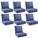 Unnifurnzi Outdoor Chair Cushions-24 x 24 x 6 Inch Patio Furniture Cushions with Water Resistant & Removable Cover Patio Cushions for Outdoor Furniture Chair Sofa Couch