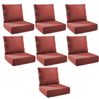 Unnifurnzi Outdoor Chair Cushions-24 x 24 x 6 Inch Patio Furniture Cushions with Water Resistant & Removable Cover Patio Cushions for Outdoor Furniture Chair Sofa Couch
