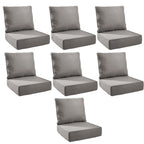 Unnifurnzi Outdoor Chair Cushions-24 x 24 x 6 Inch Patio Furniture Cushions with Water Resistant & Removable Cover Patio Cushions for Outdoor Furniture Chair Sofa Couch