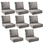 Unnifurnzi Outdoor Chair Cushions-24 x 24 x 6 Inch Patio Furniture Cushions with Water Resistant & Removable Cover Patio Cushions for Outdoor Furniture Chair Sofa Couch