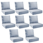 Unnifurnzi Outdoor Chair Cushions-24 x 24 x 6 Inch Patio Furniture Cushions with Water Resistant & Removable Cover Patio Cushions for Outdoor Furniture Chair Sofa Couch