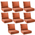 Unnifurnzi Outdoor Chair Cushions-24 x 24 x 6 Inch Patio Furniture Cushions with Water Resistant & Removable Cover Patio Cushions for Outdoor Furniture Chair Sofa Couch