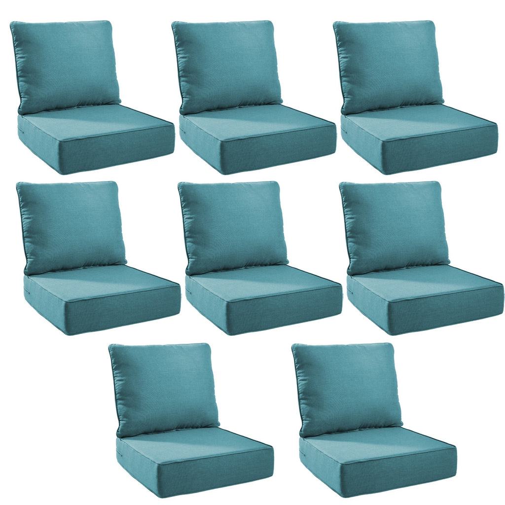 Unnifurnzi Outdoor Chair Cushions-24 x 24 x 6 Inch Patio Furniture Cushions with Water Resistant & Removable Cover Patio Cushions for Outdoor Furniture Chair Sofa Couch