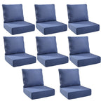 Unnifurnzi Outdoor Chair Cushions-24 x 24 x 6 Inch Patio Furniture Cushions with Water Resistant & Removable Cover Patio Cushions for Outdoor Furniture Chair Sofa Couch