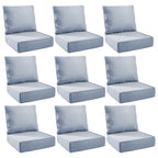 Unnifurnzi Outdoor Chair Cushions-24 x 24 x 6 Inch Patio Furniture Cushions with Water Resistant & Removable Cover Patio Cushions for Outdoor Furniture Chair Sofa Couch