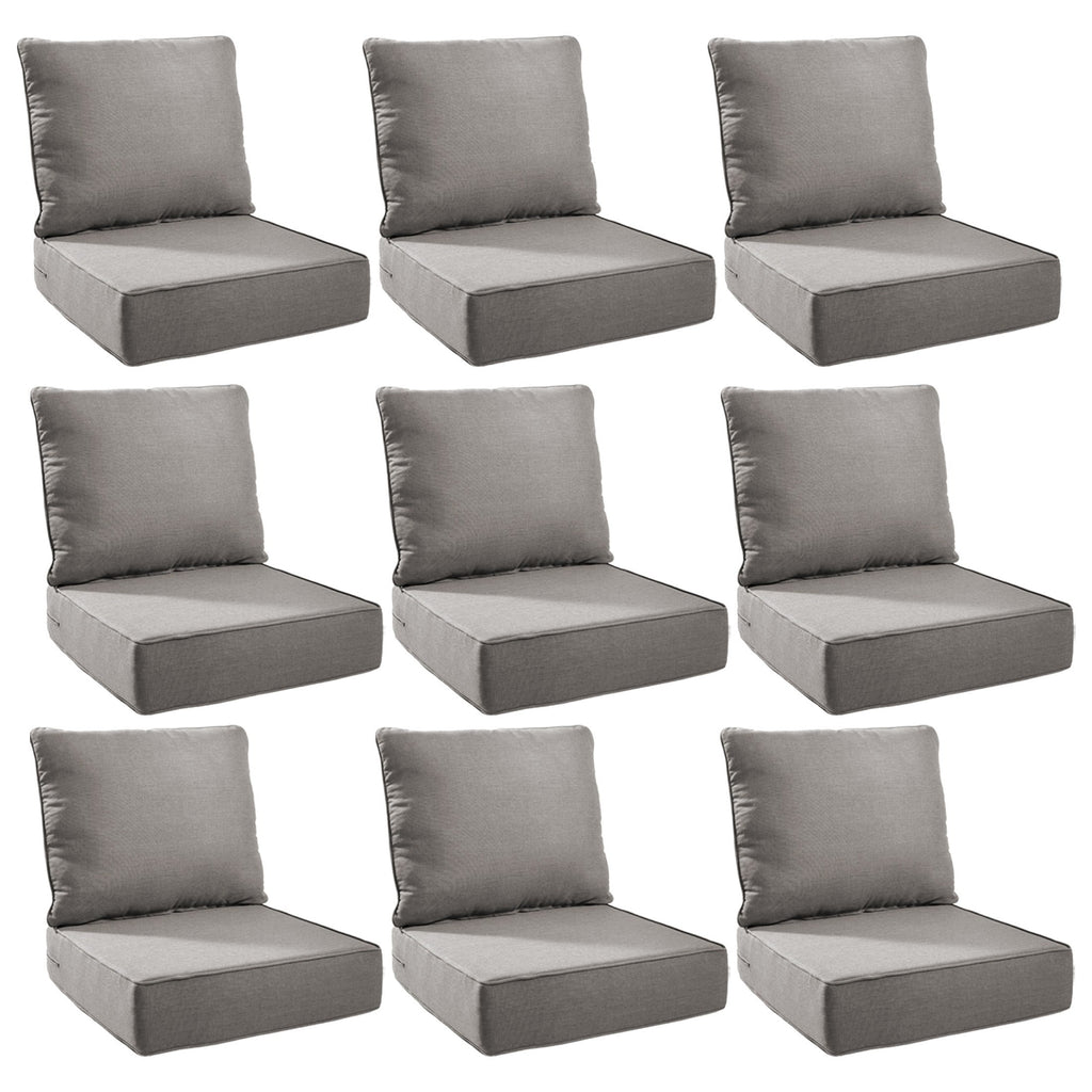 Unnifurnzi Outdoor Chair Cushions-24 x 24 x 6 Inch Patio Furniture Cushions with Water Resistant & Removable Cover Patio Cushions for Outdoor Furniture Chair Sofa Couch