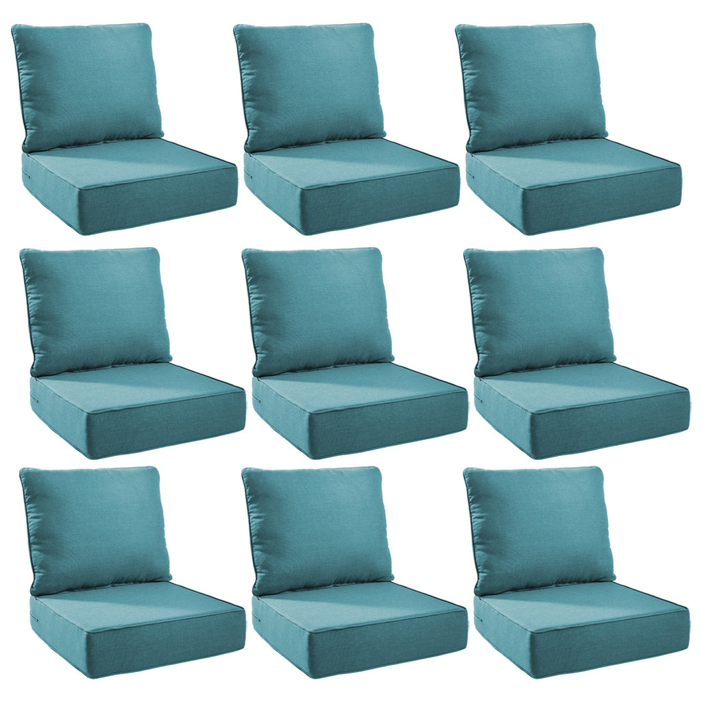 Unnifurnzi Outdoor Chair Cushions-24 x 24 x 6 Inch Patio Furniture Cushions with Water Resistant & Removable Cover Patio Cushions for Outdoor Furniture Chair Sofa Couch
