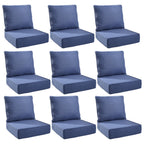 Unnifurnzi Outdoor Chair Cushions-24 x 24 x 6 Inch Patio Furniture Cushions with Water Resistant & Removable Cover Patio Cushions for Outdoor Furniture Chair Sofa Couch